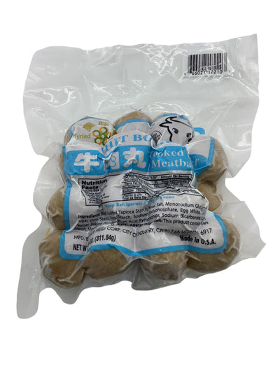 Myriad Foods Cooked Beef Meatballs