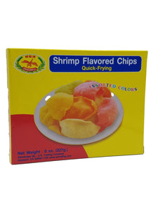 Dragonfly Shrimp flavored chips- Quick frying