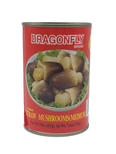 Dragonfly Peeled Straw Mushrooms