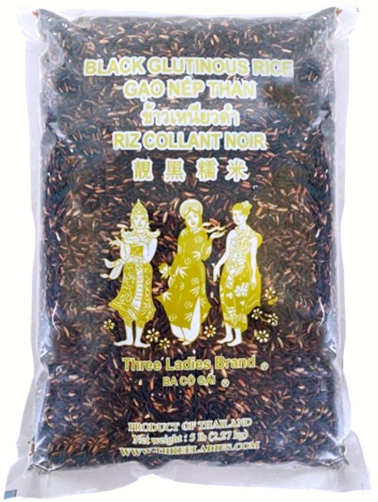 Three Ladies Black Glutinous Rice 5lbs
