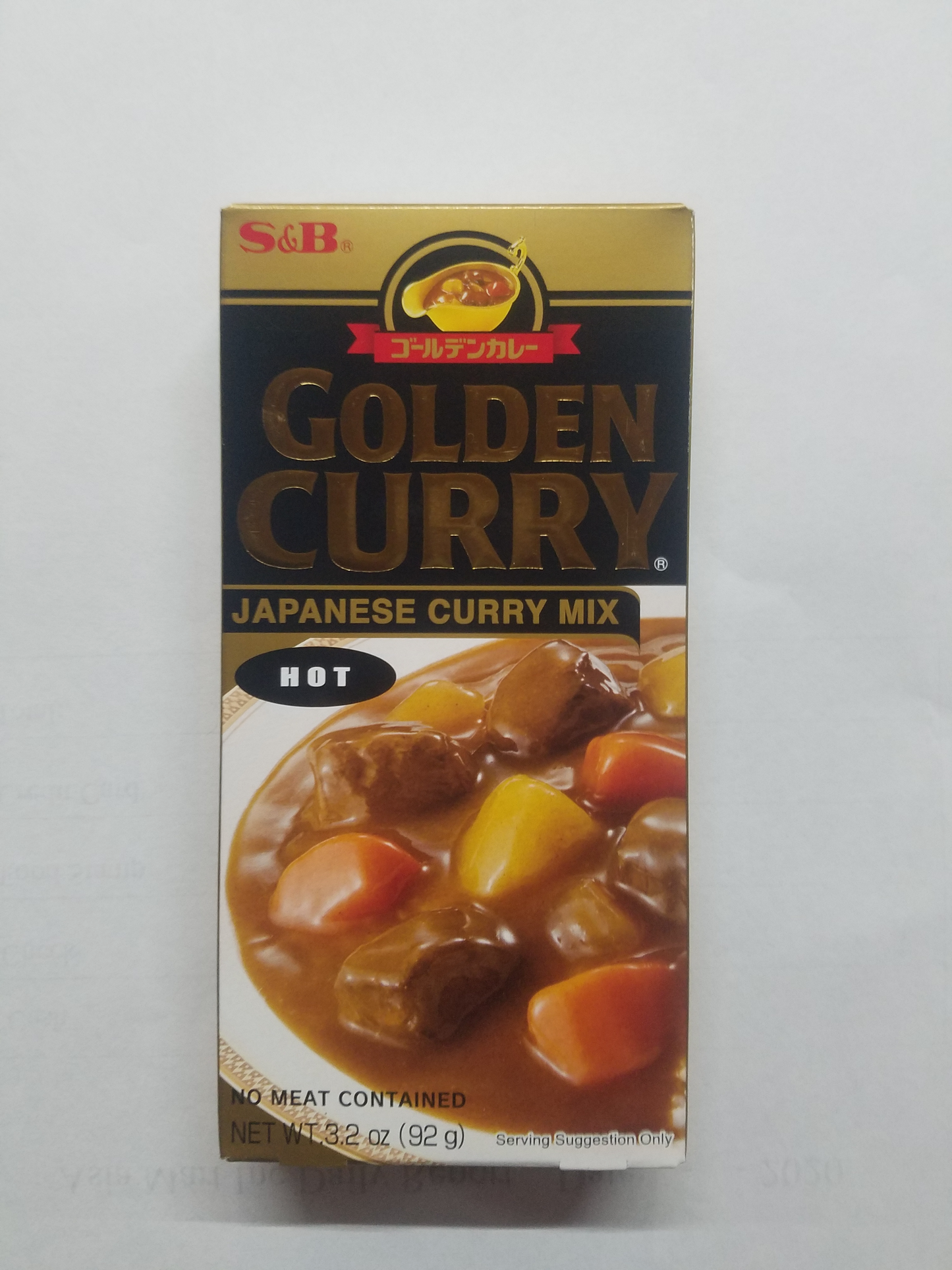 S&B Golden Curry mix 3.2oz