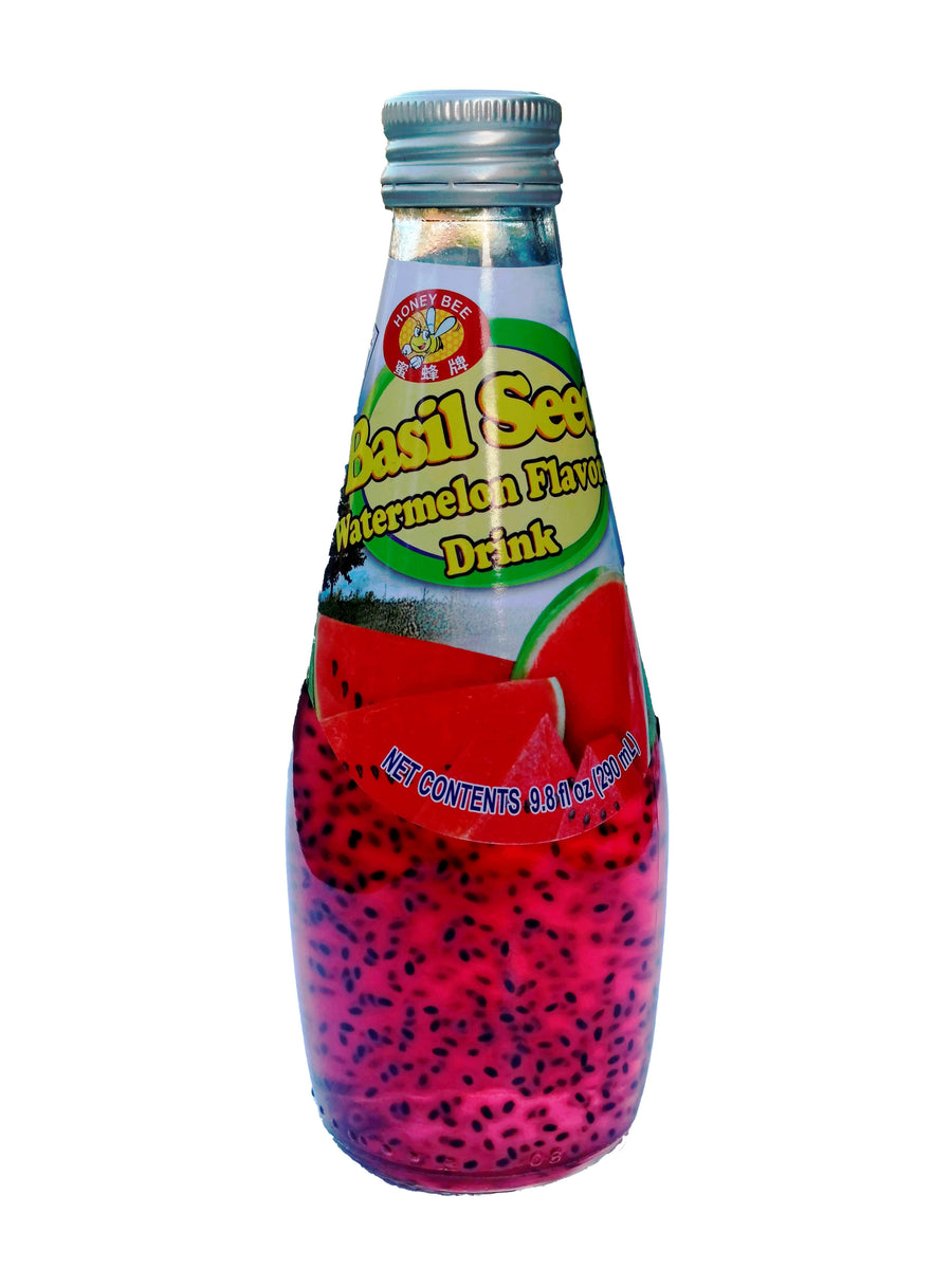 Honey Bee Basil Seed Watermelon Flavored Drink