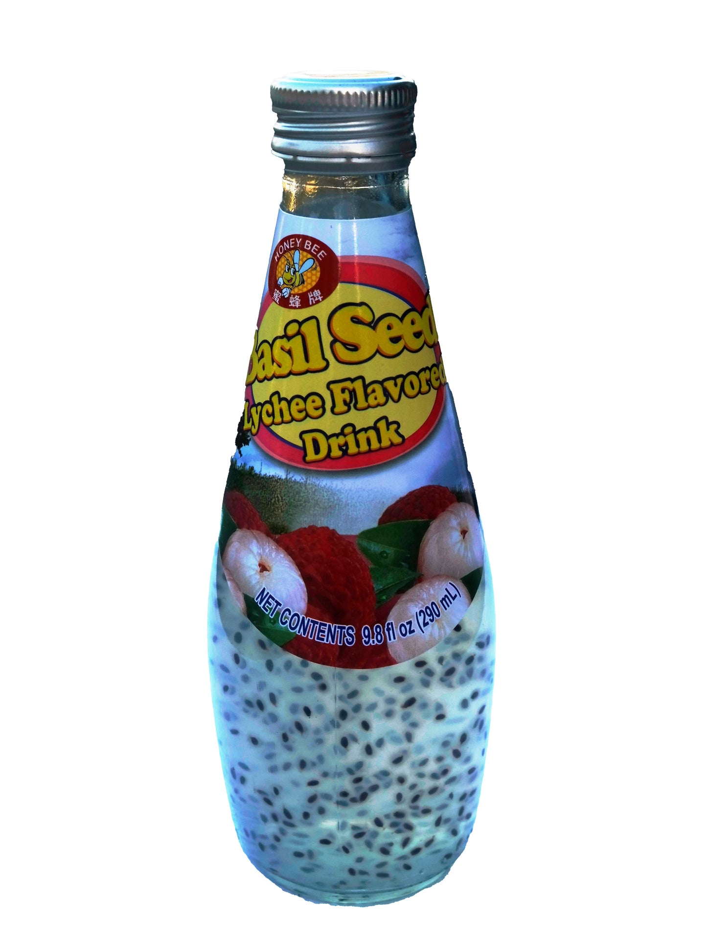Honey Bee Basil Seed Lychee Flavored Drink