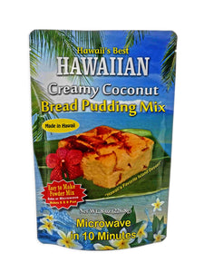 Hawaii's Best Hawaiian Creamy Coconut Bread Pudding Mix