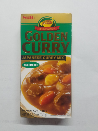 S&B Golden Curry mix 3.2oz