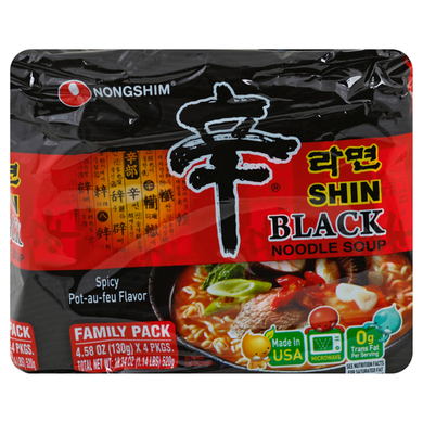Nongshim Shin Black Noodle Soup- Family Pack