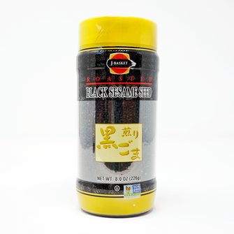 J-Basket Roasted Black Sesame Seeds 8oz