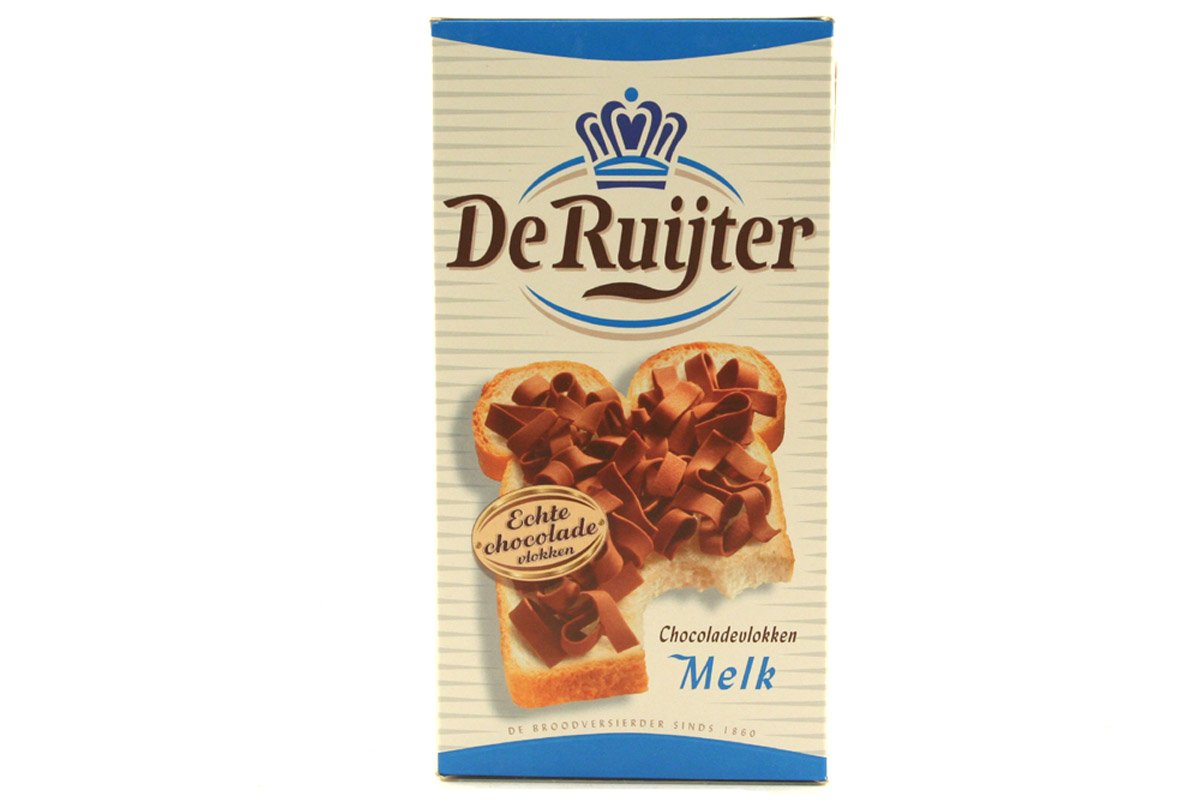 De Ruijter Milk Chocolate Flakes