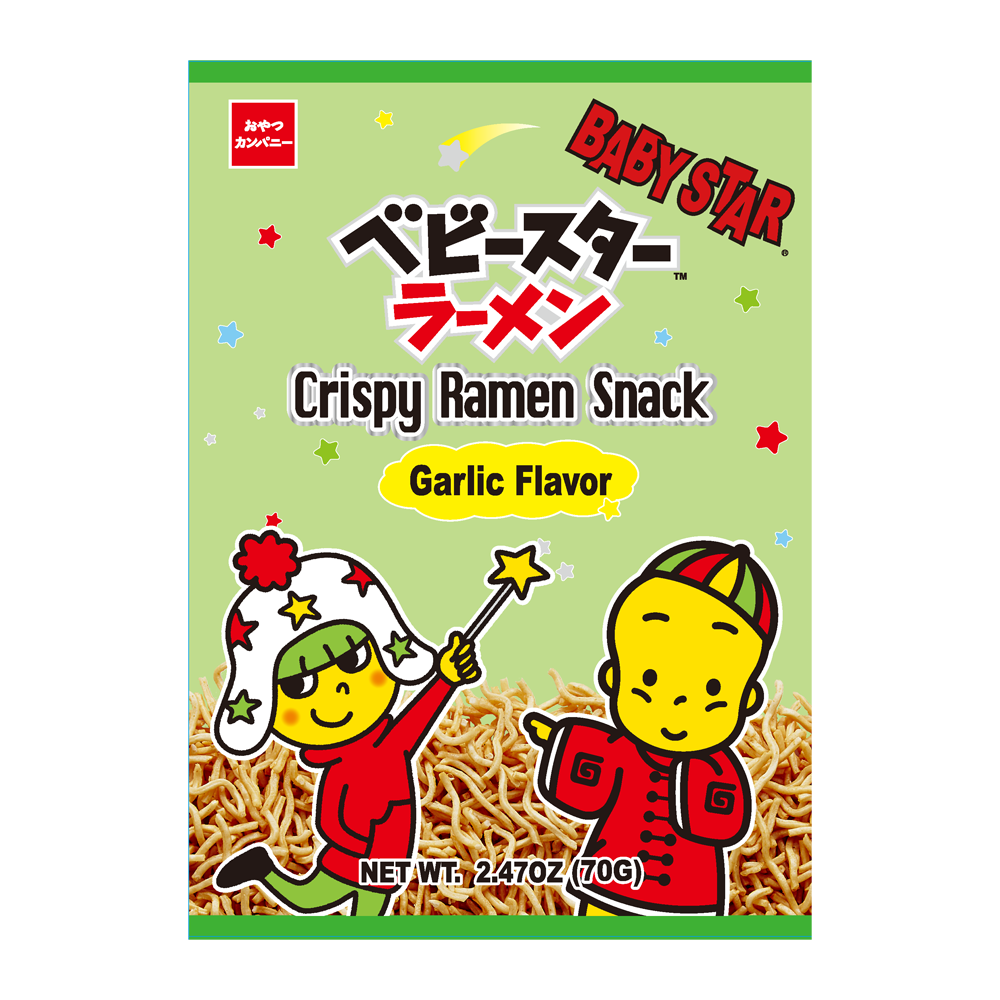 Baby Star Crispy Ramen Snack- Garlic Flavor