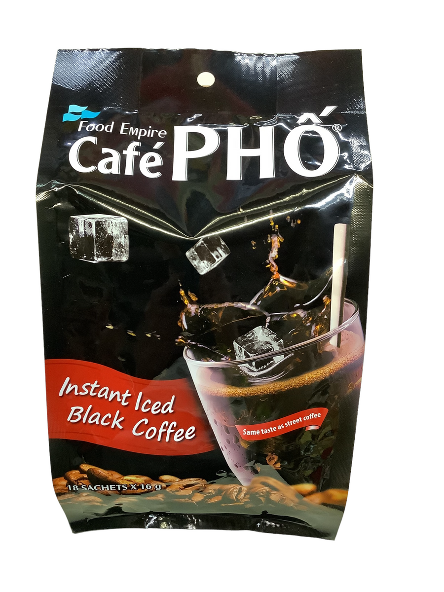 Food Empire Cafe Pho Instant Iced Black Coffee Asia Mart, Santa Rosa