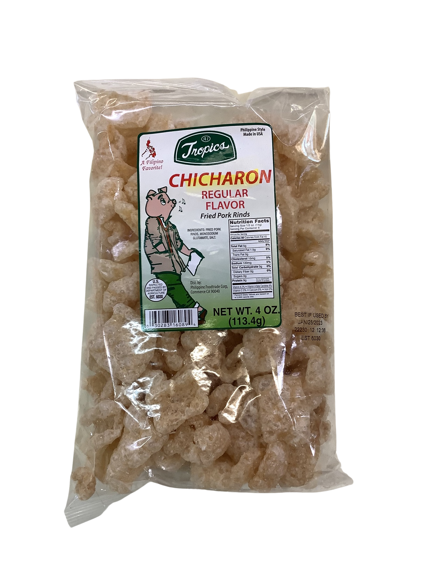 Tropics Regular Flavor Chicharon