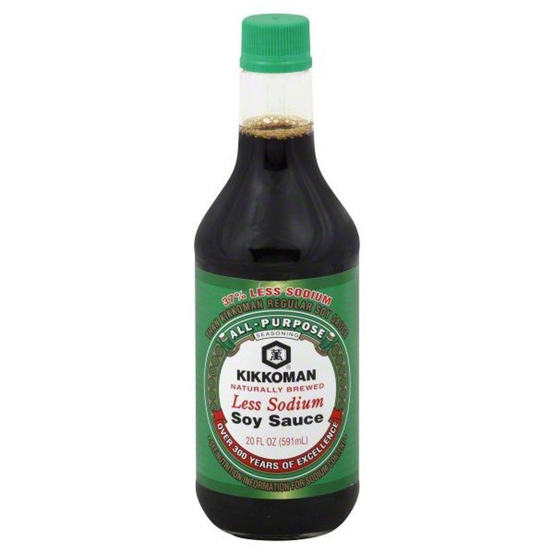 Kikkoman Less Sodium Soy Sauce 20oz