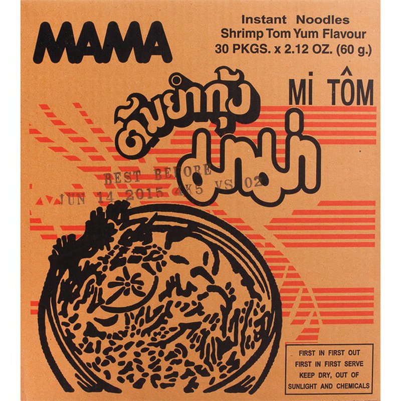 MAMA Shrimp Tom Yum Instant Noodles- CASE – Asia Mart, Santa Rosa