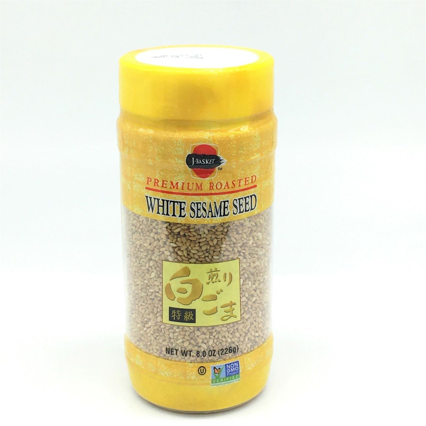 J-Basket Roasted White Sesame Seeds 8oz