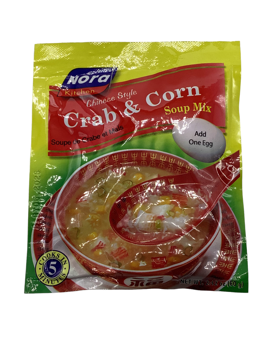 Nora Kitchen Chinese Style Crab & Corn Soup Mix