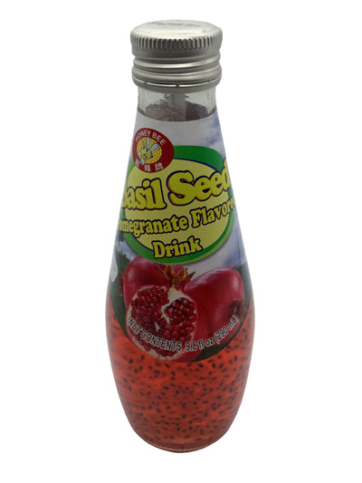 Honey Bee Basil Seed Pomegranate Flavored Drink