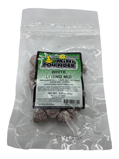 Aloha Gourmet White Li Hing Mui