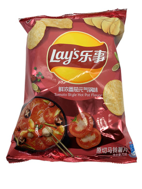 Lay's Tomato Style Hot Pot Flavor Chips