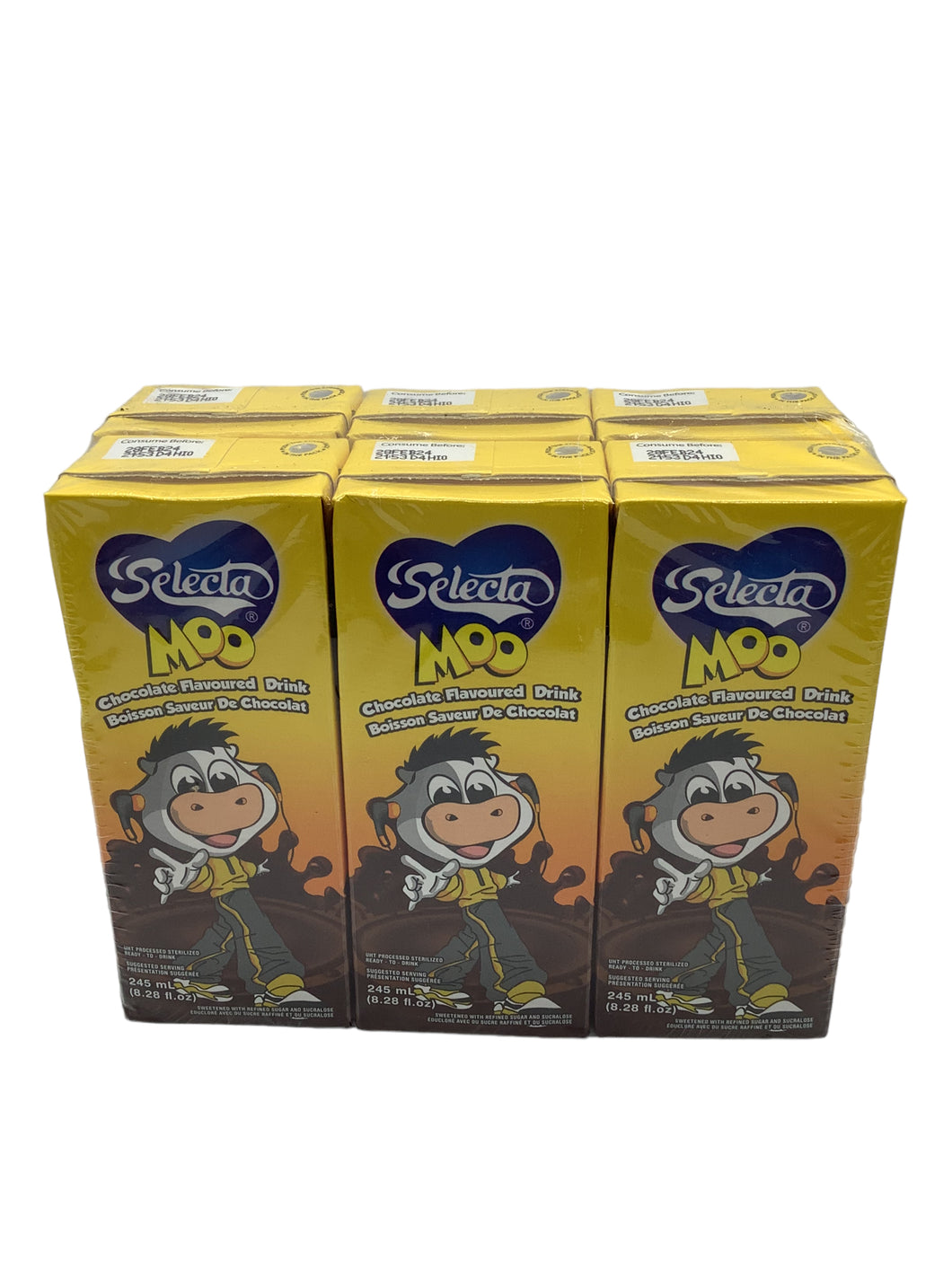 Selecta Moo Chocolate Flavoured Drink 6ct