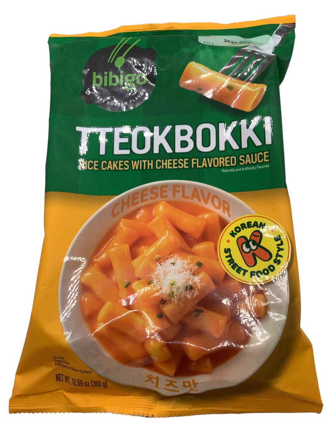 Bibigo Tteokbokki Rice Cakes With Cheese Flavored Sauce