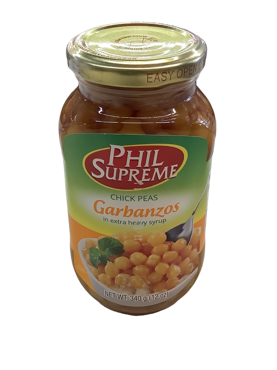 Phil Supreme Garbanzos in Extra Heavy Syrup