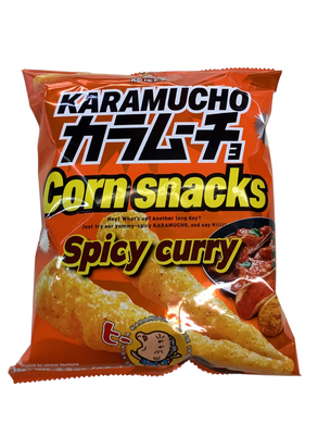 Koikeya Karamucho Corn Snacks (Spicy Curry)