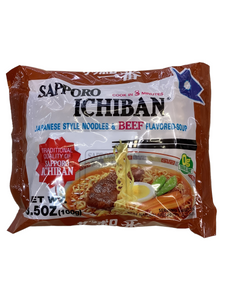 Sapporo Ichiban Beef Flavor Instant Noodle