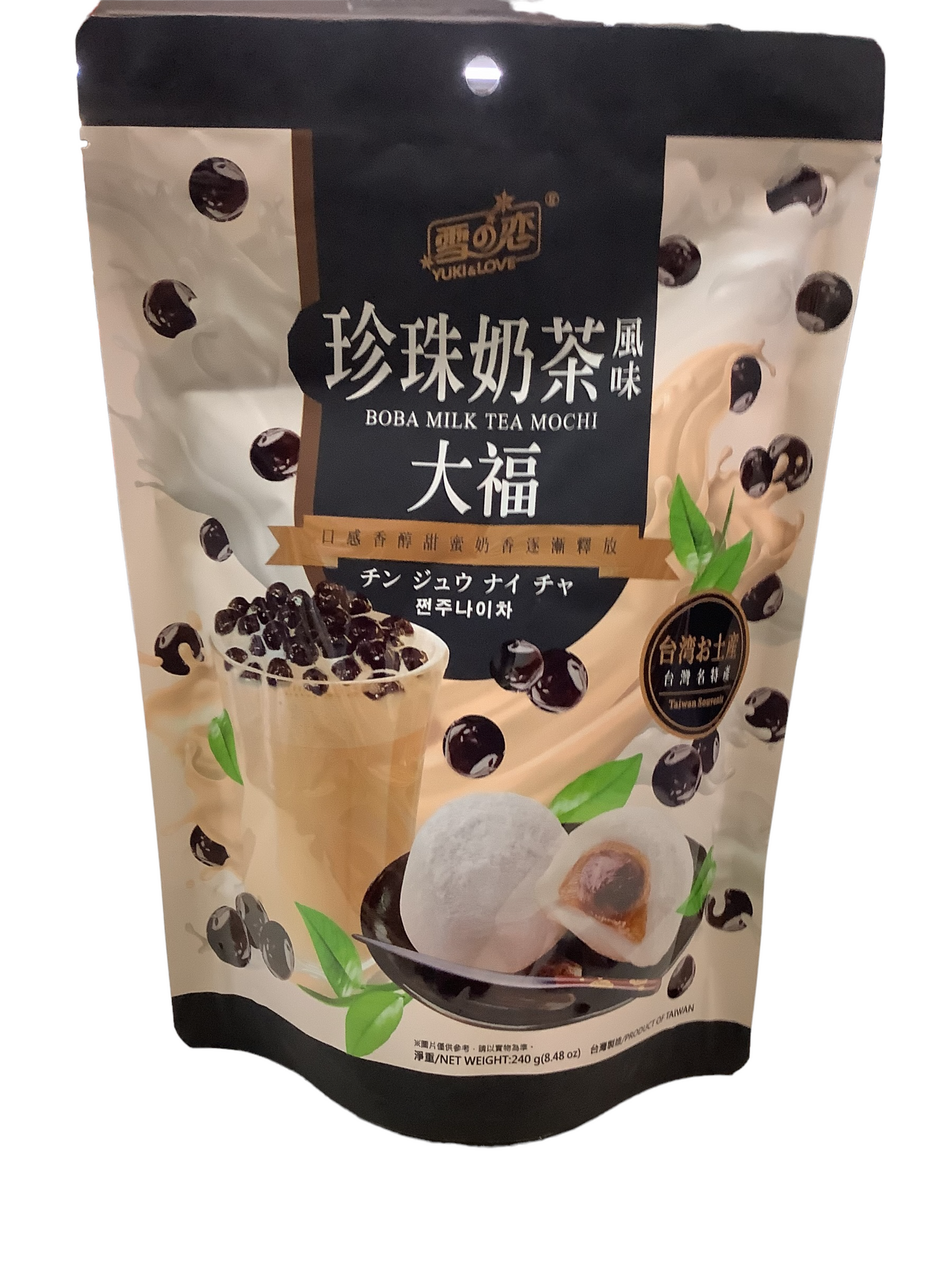 Yuki & Love Boba Milk Tea Mochi