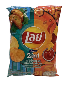 Lay's Fried Chicken Wings & Sriracha Sauce Flavor Chips (Thai)