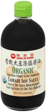 Wan Ja Shan Organic Gluten-Free Less Sodium Tamari Soy Sauce