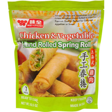 Wei Chuan Chicken & Vegetable Spring Rolls