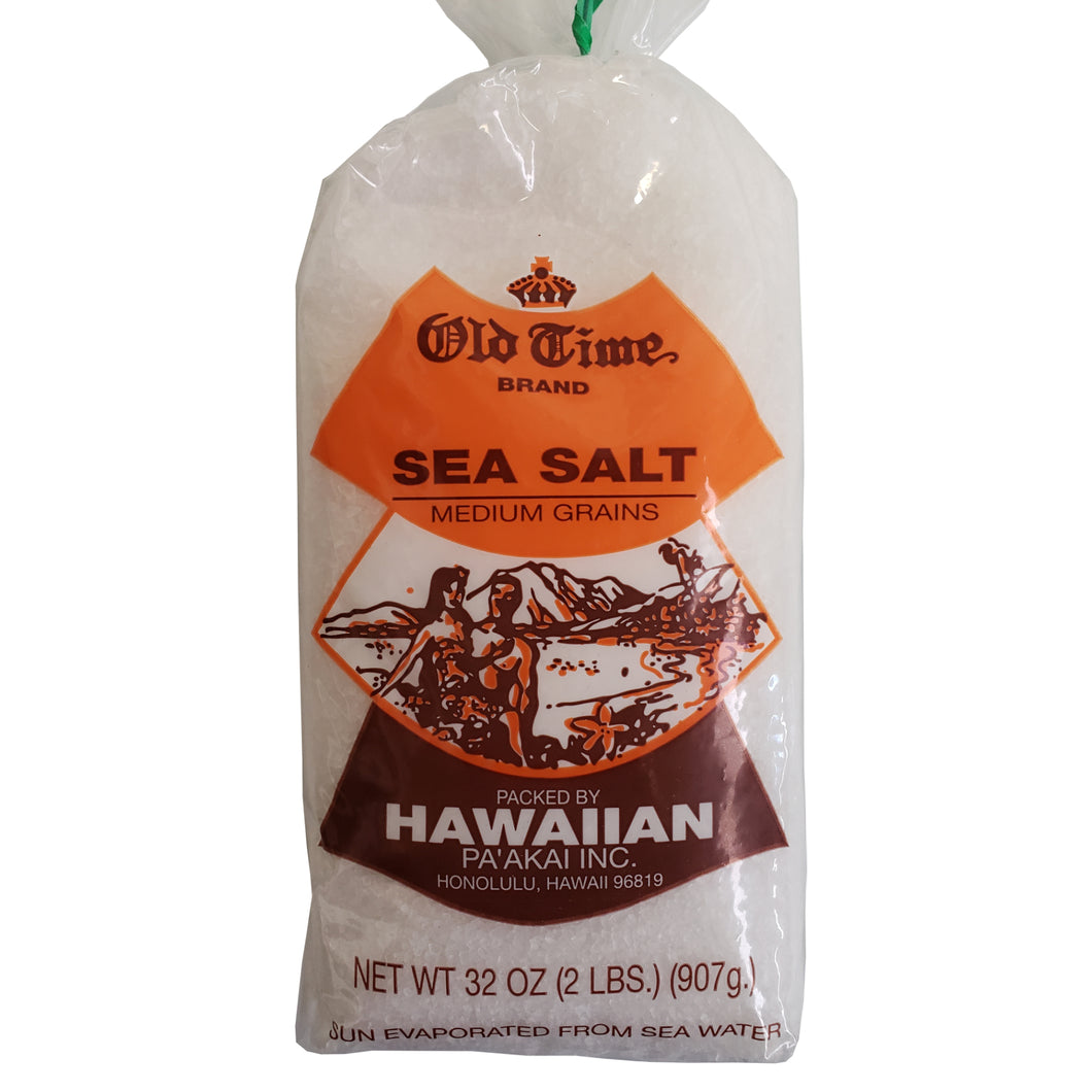 Old Time Hawaiian Sea Salt- Medium Grains