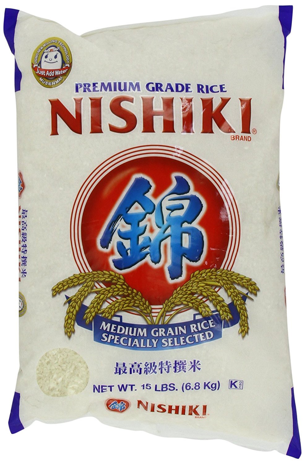 Nishiki Medium Grain Rice 15 lb
