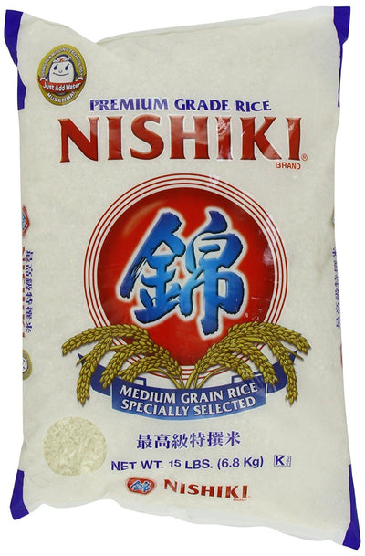 Nishiki Medium Grain Rice 15 lb