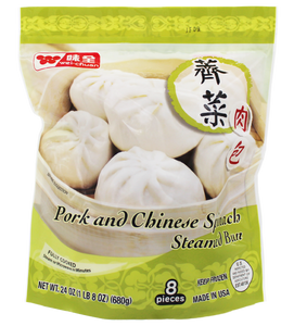 Wei Chuan Pork & Chinese Spinach Steamed Bun