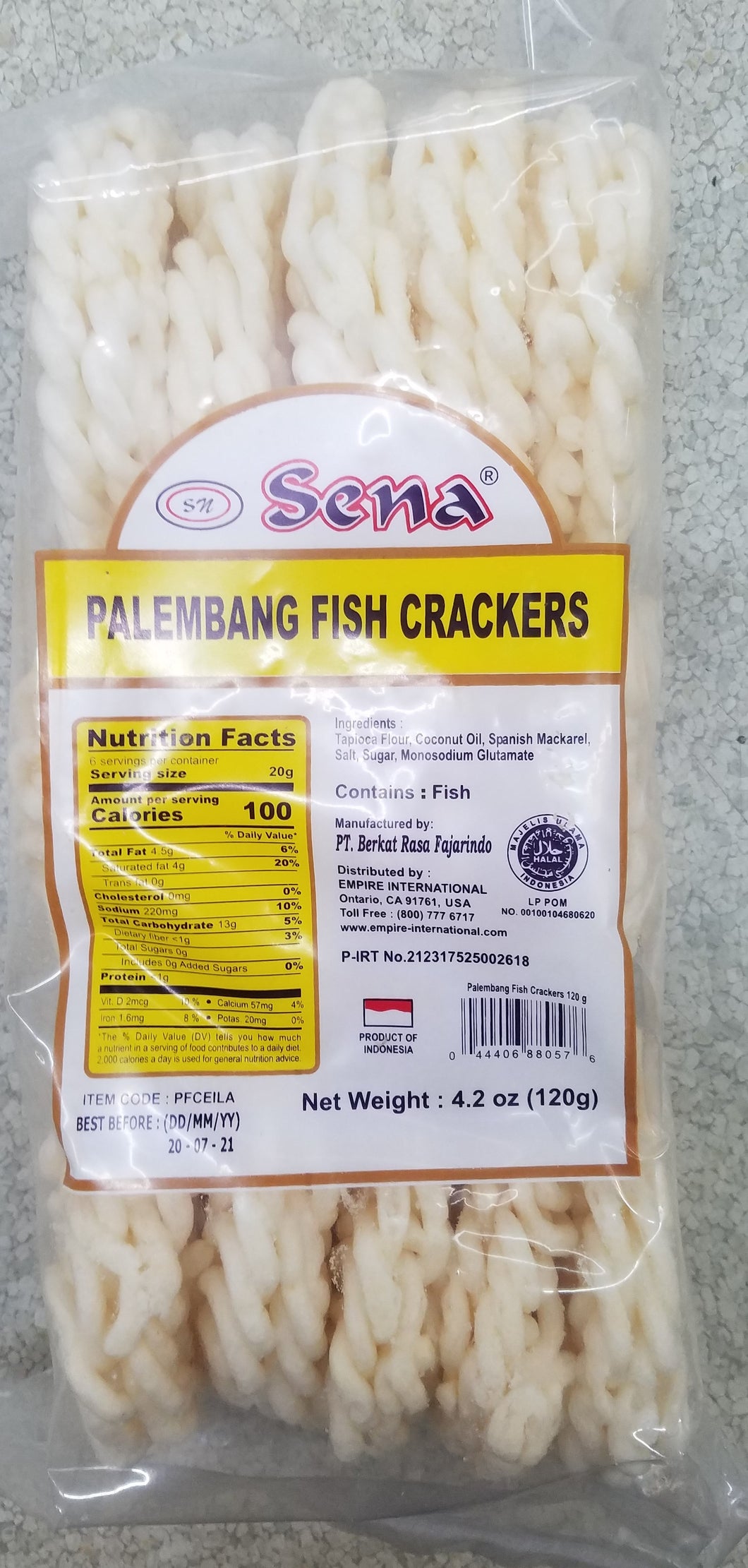 Sena Palembang Fish Crackers