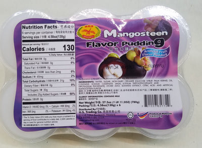 Dragonfly Mangosteen Flavor Pudding 6ct