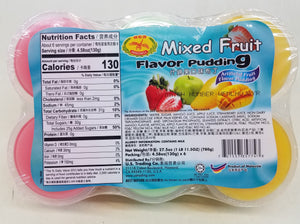 Dragonfly Mixed Fruit Flavor Pudding 6ct