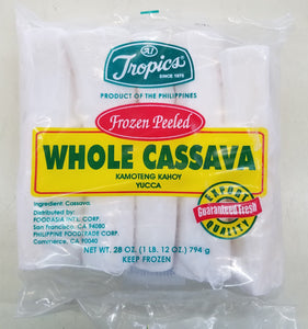 Tropics Frozen Whole Cassava