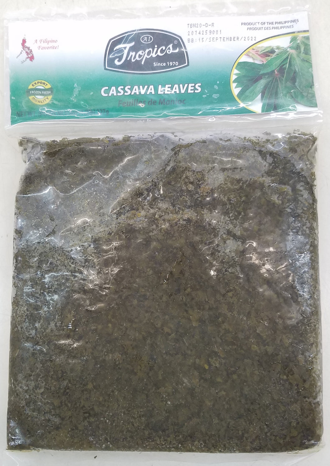 Tropics Frozen Cassava Leaves