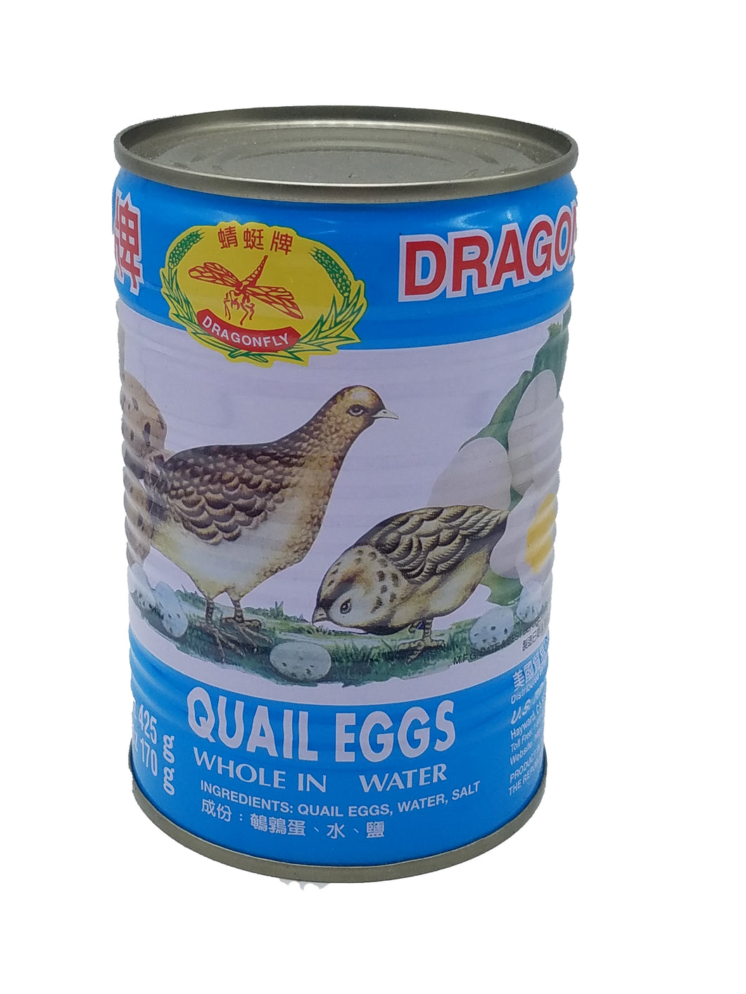Dragonfly Quail Eggs in Water