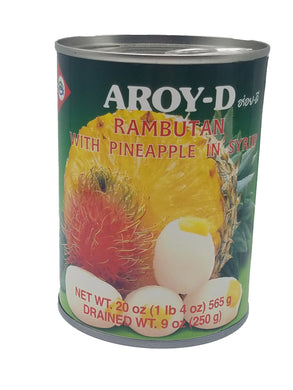 Aroy-D Rambutan w/Pineapple in Syrup