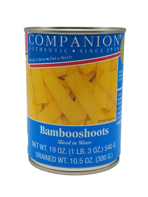 Companion Bamboo Shoots Sliced in Water