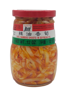 Cache de Chef Chili Bamboo Shoots in Soybean Oil