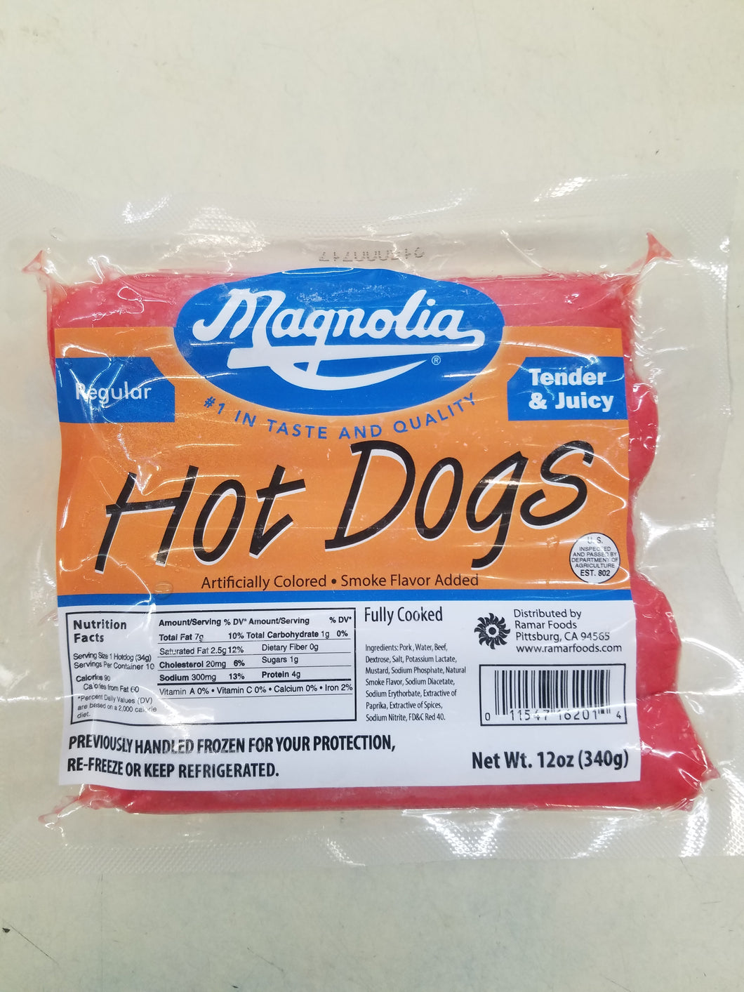 Magnolia Regular Hot Dogs