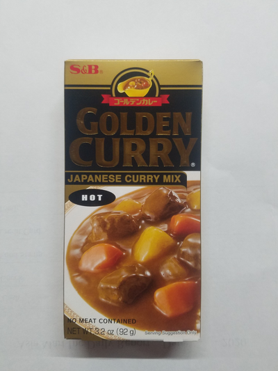 S&B Golden Curry mix 3.2oz