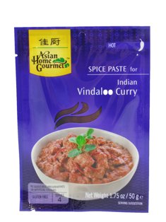 Asian Home Gourmet Vindaloo Curry Spice Paste