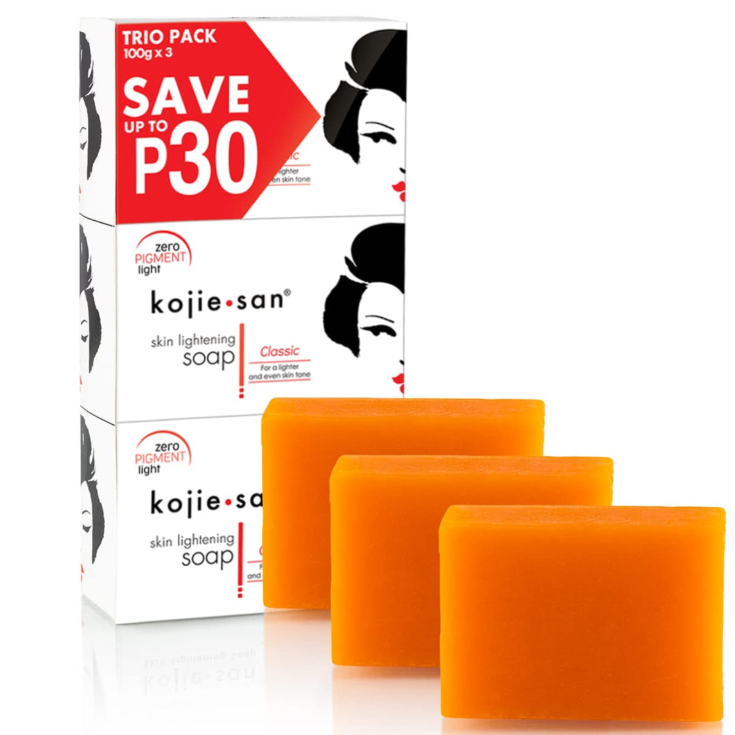 Kojie San Skin Lightening Soap Trio Pack