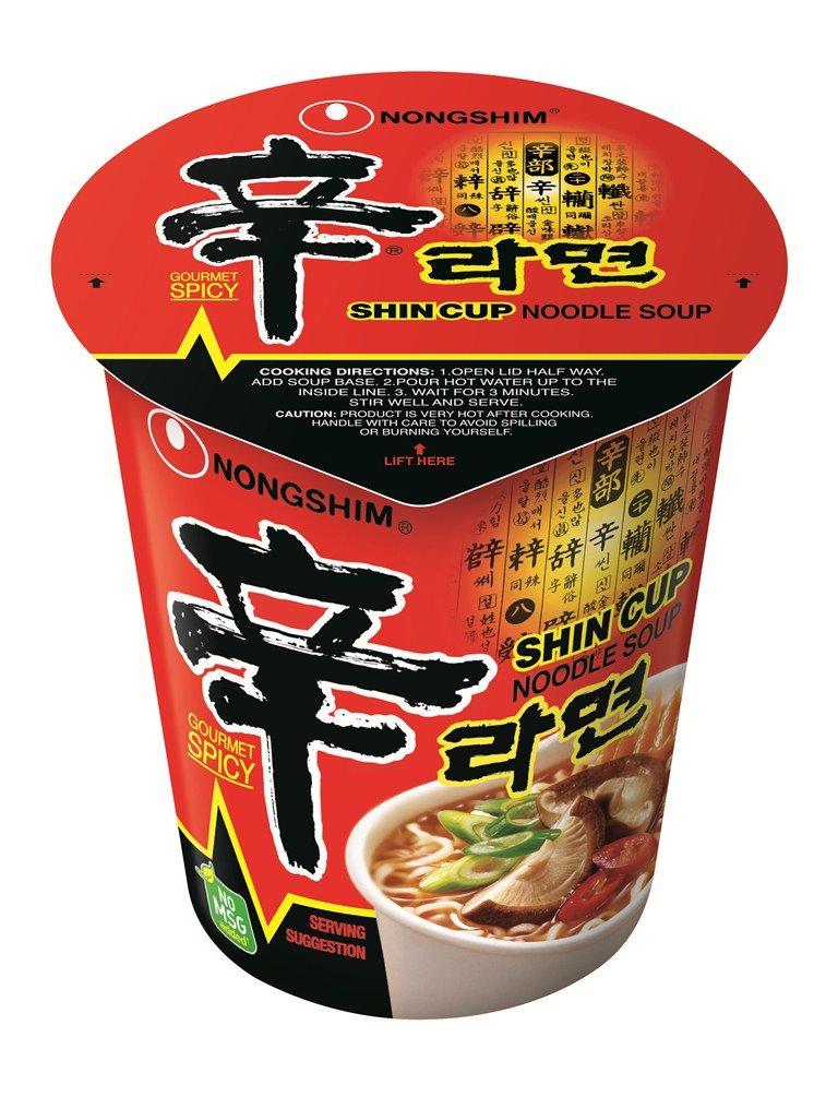 Nongshim Small Cup Shin Noodle Soup