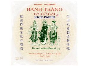 Three Ladies Rice Paper Round 31cm